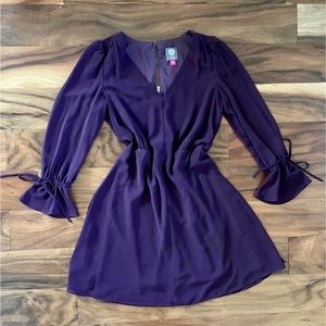 Vince Camuto Purple Chiffon Dress Size 6